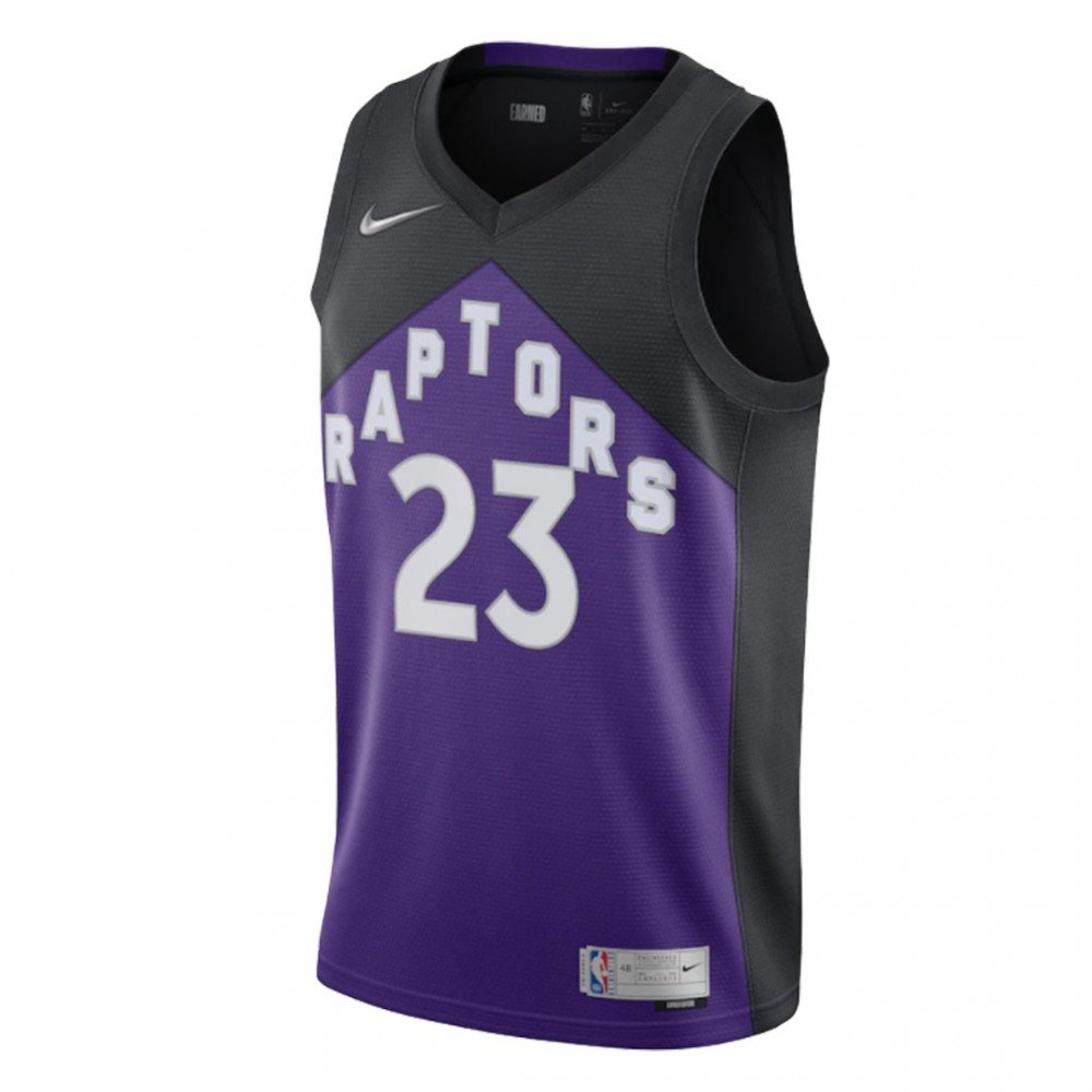 Men's Toronto Raptors Fred VanVleet #23 Black&Purple 2021 Swingman Jersey - Earned Edition-Pro Kit Vault | Brand New 26/27 Sports Jerseys